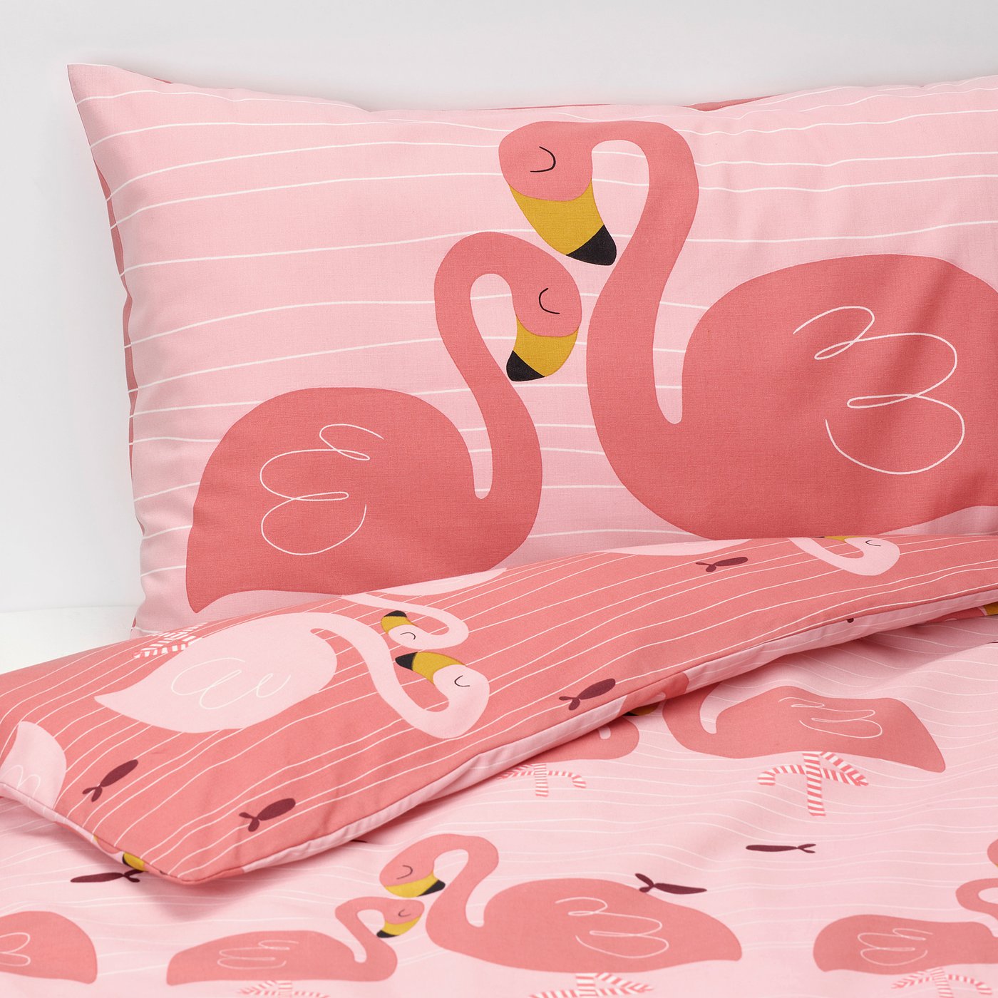 flamingo shaped cushion