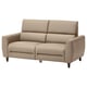 RULLERUM 2-seat sofa with electric recliner, Grann/Bomstad beige