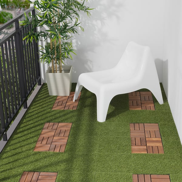 runnen floor decking outdoor brown stained 0 81 m ikea