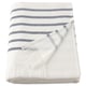 SIESJÖN Bath towel, white/blue stripe, 70x140 cm