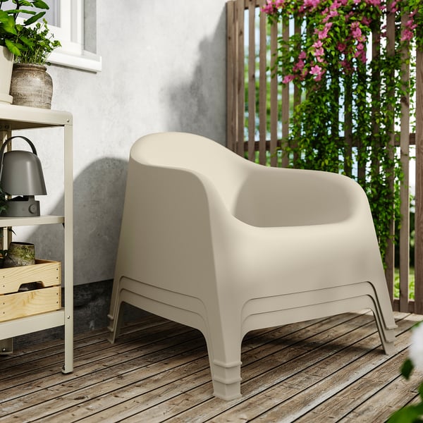 SKARPÖ Armchair, outdoor, beige
