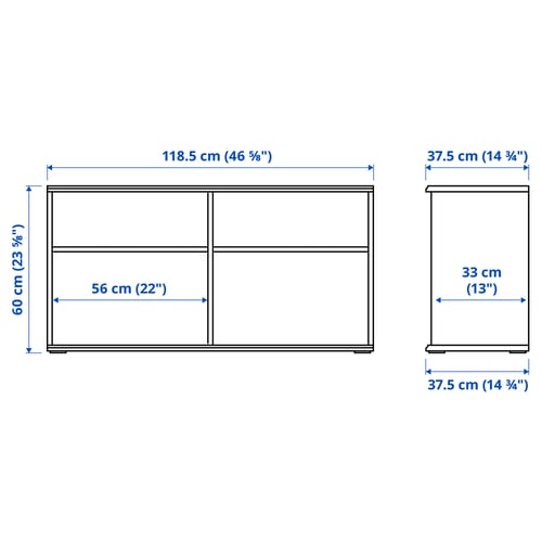 Illustration with measurements for the product: SKRUVBY.