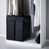 SKUBB Laundry bag with stand, black, 80 l
