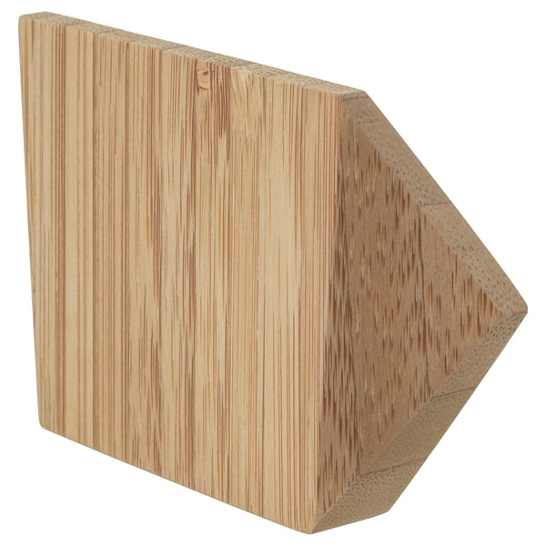 SKUGGIS Hook, bamboo, 9.8x5.7 cm