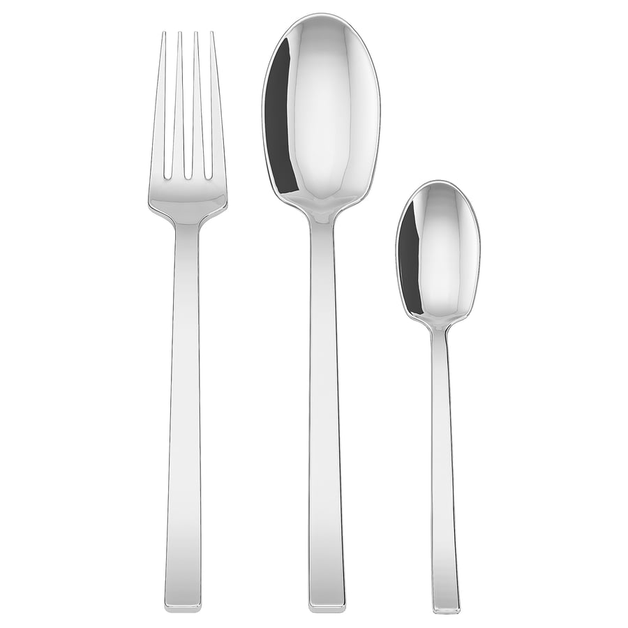 SMAKGLAD 18piece cutlery set, stainless steel IKEA