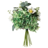 SMYCKA Artificial bouquet, white, 35 cm