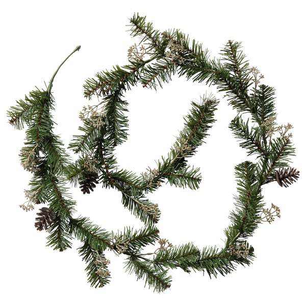 SMYCKA Artificial garland, in/outdoor Pine, 2 m