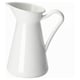 Option: SOCKERÄRT Vase/jug, white, 16 cm