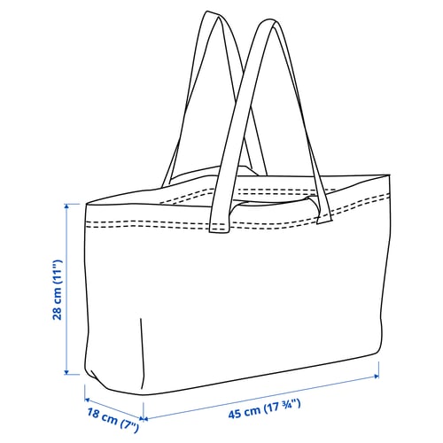 Illustration with measurements for the product: SPJUTSÖ.