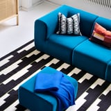 STOCKHOLM 2025 Pouffe, Alhamn dark turquoise