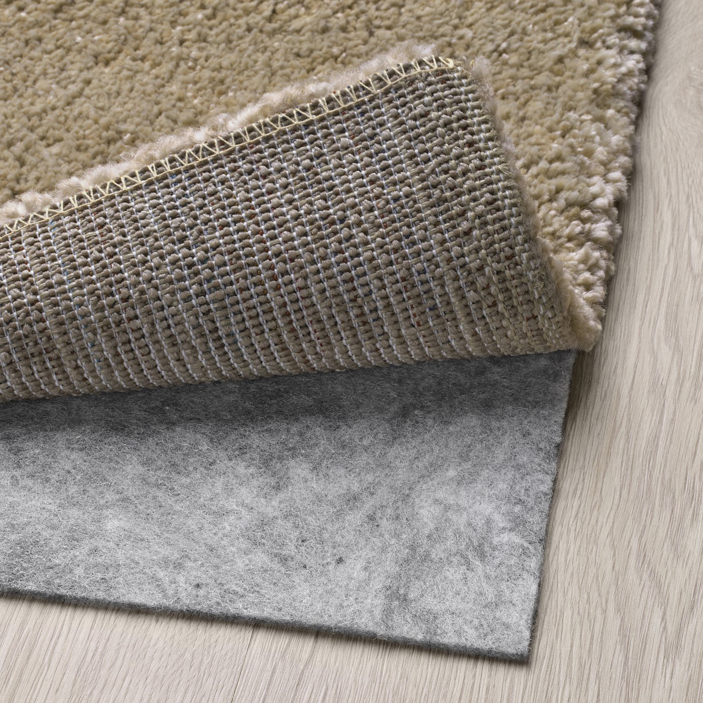 STOENSE rug, low pile, beige, 133x195 cm - IKEA