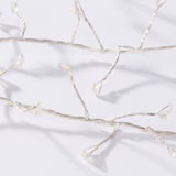 STRÅLA LED lighting chain with 160 lights, battery-operated mini