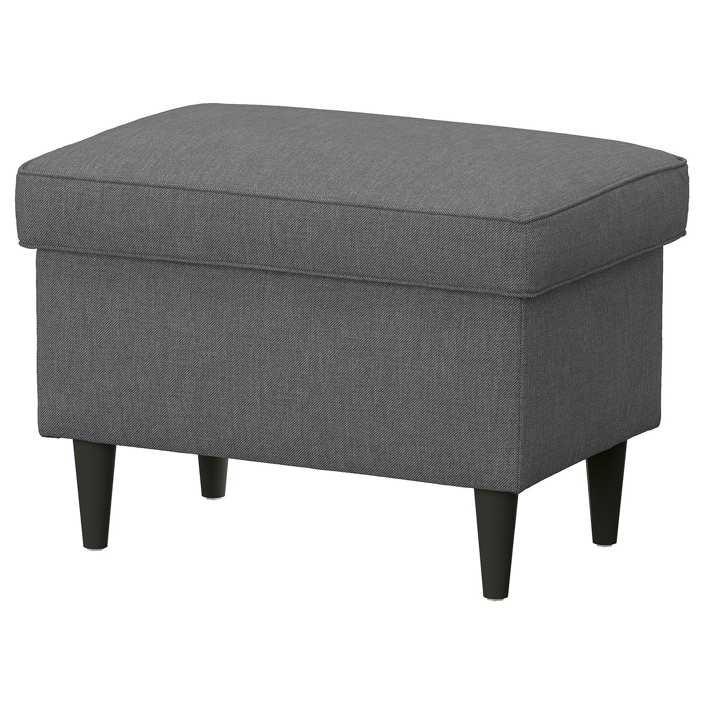 【美品】IKEA STRANDMON オットマン スツール グレー STRANDMON footstool with storage, Nordvalla dark grey - IKEA