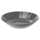 STRIMMIG Deep plate, stoneware grey, 23 cm