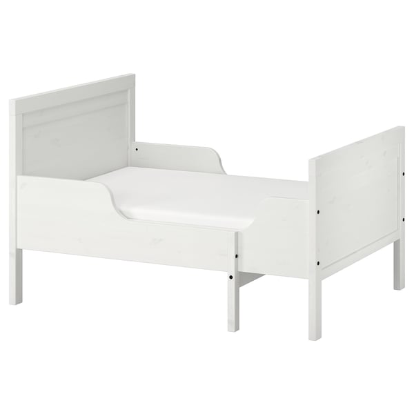 krig Dårlig skæbne fly SUNDVIK Extendable bed, white, 80x200 cm - IKEA