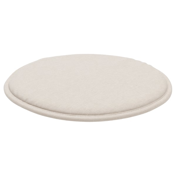 SUNNEA Chair pad, Lofallet beige, 36x2.5 cm