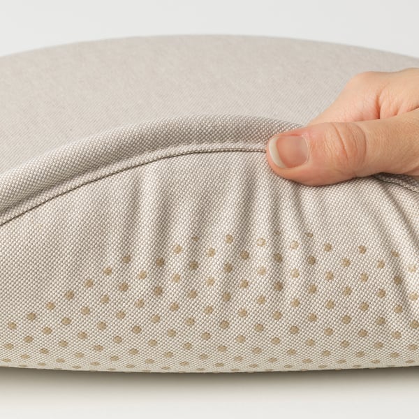SUNNEA Chair pad, Lofallet beige, 36x2.5 cm
