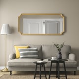 SVANSELE Mirror, gold-colour, 73x158 cm