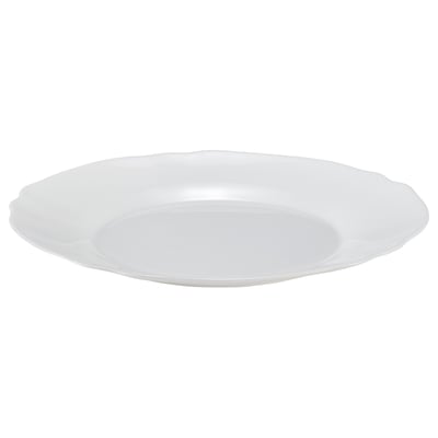 SVENSKMÅLLA Plate, white, 24 cm