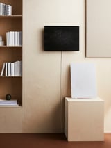 SYMFONISK Picture frame with WiFi speaker, black/smart