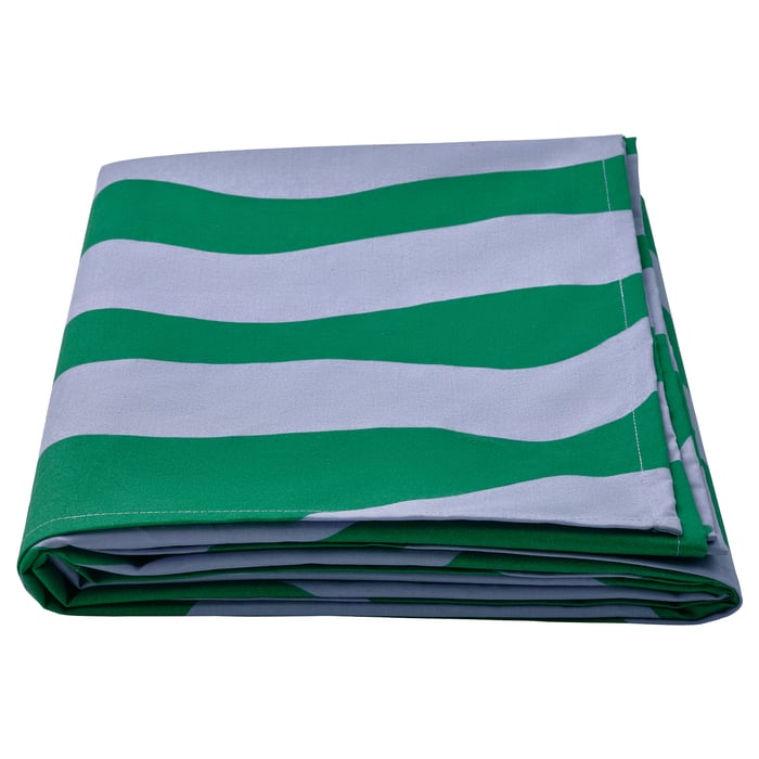 TABBERAS Tablecloth, wipeable green/lilac, 145x240 cm IKEA