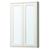 TÄNNFORSEN Mirror cabinet with doors, white, 60x15x95 cm