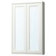 TÄNNFORSEN Mirror cabinet with doors, white, 60x15x95 cm