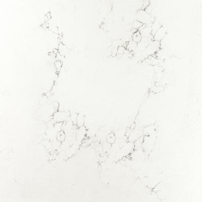 TÄRNHULT Custom made wall panel, white/grey marble effect/glass composite, 1 m²x2.0 cm