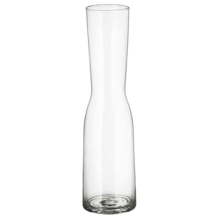 TIDVATTEN vase, clear glass, 45 cm IKEA