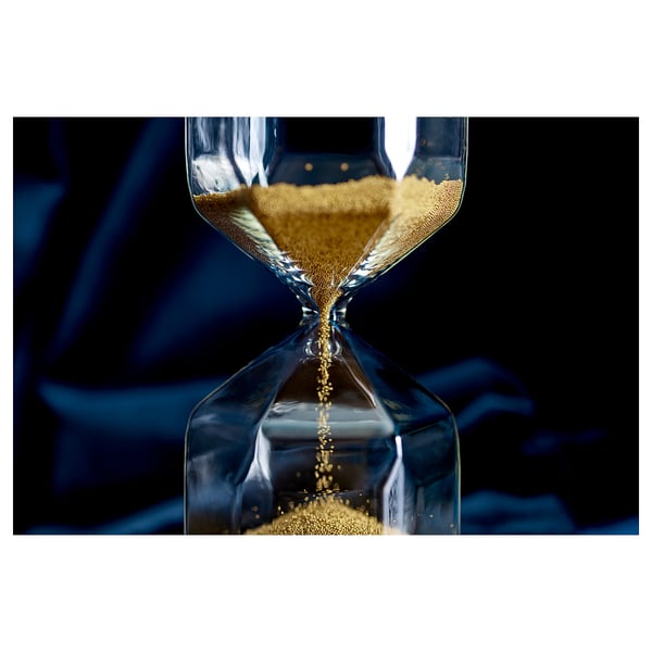 tillsyn decorative hourglass clear glass 16 cm ikea