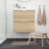 TOFTBO Bath mat, beige, 40x60 cm