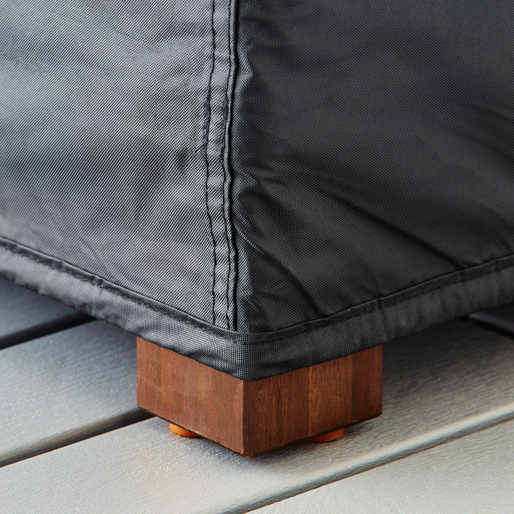 TOSTERÖ Cover for sun lounger, black, 200x60 cm - IKEA