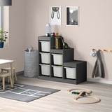 TROFAST Storage combination, grey/grey, 99x44x95 cm
