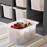 TROFAST Storage combination, grey/white, 99x44x95 cm