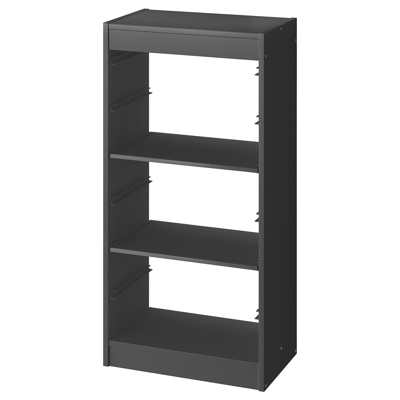 TROFAST storage combination with shelves, grey, 46x30x95 cm IKEA
