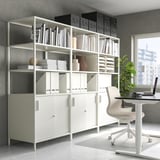 TROTTEN Cabinet combination, white, 240x180 cm