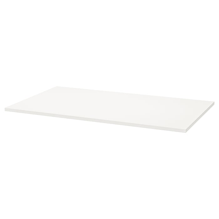 TROTTEN table top, white, 120x70 cm IKEA
