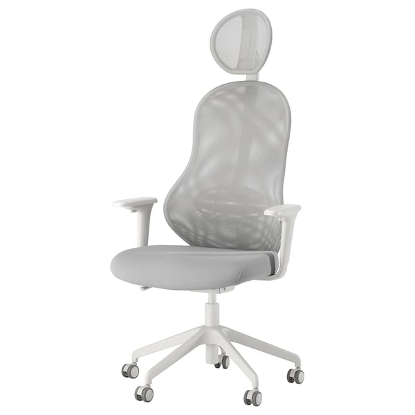 TROTTEN / UTKLASSNING Desk and chair, electric ash effect/grey/white, 160x80 cm