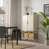 TULLSTORP Cabinet, beige, 73x35x126 cm