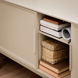 TULLSTORP TV bench, beige, 114x35x53 cm
