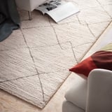 TVERSTED Rug, low pile, beige, 133x195 cm