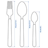 UPPHÖJD 12-piece cutlery set, beige