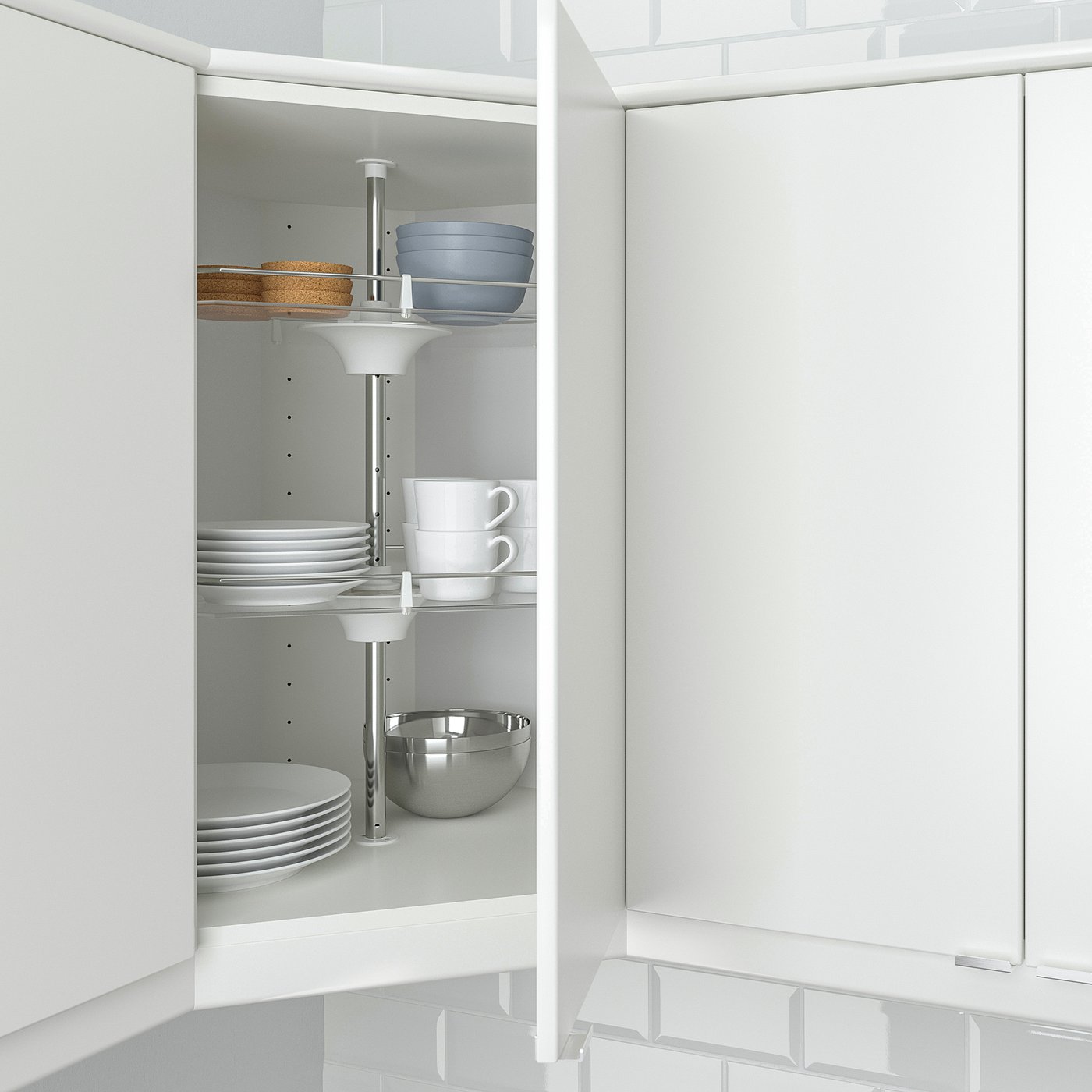 Utrusta Wall Corner Cabinet Carousel Ikea