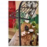 VADHOLMA Rack for kitchen island, black