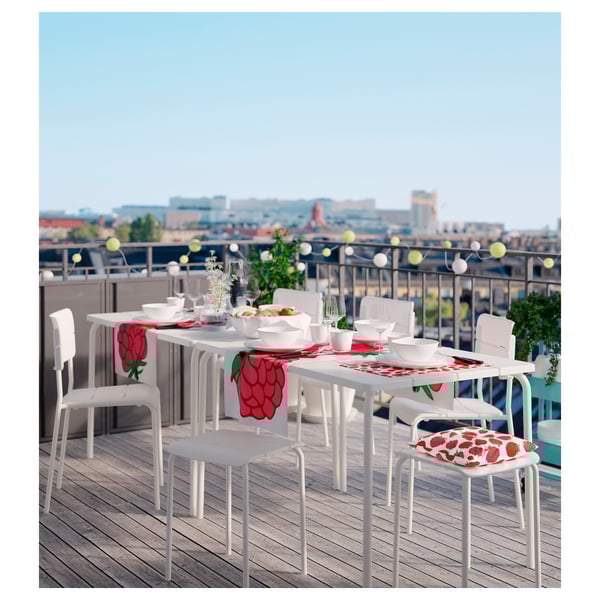 vaddo chair outdoor white ikea