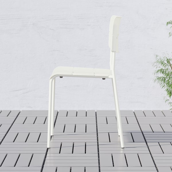 vaddo chair outdoor white ikea
