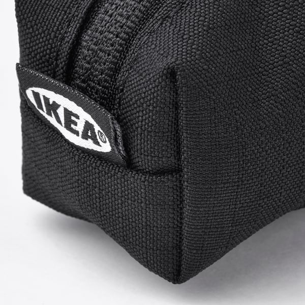VÄRLDENS Accessory bag, black, 21x4x4 cm