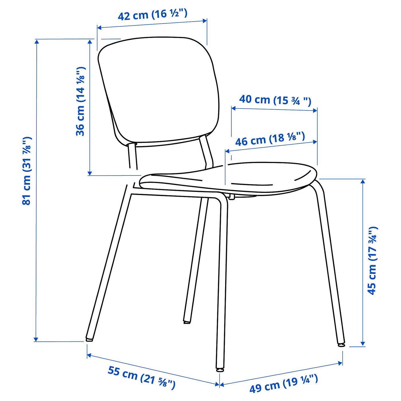 Vangsta Karljan Table And 4 Chairs White Turquoise 120 180 Cm Ikea
