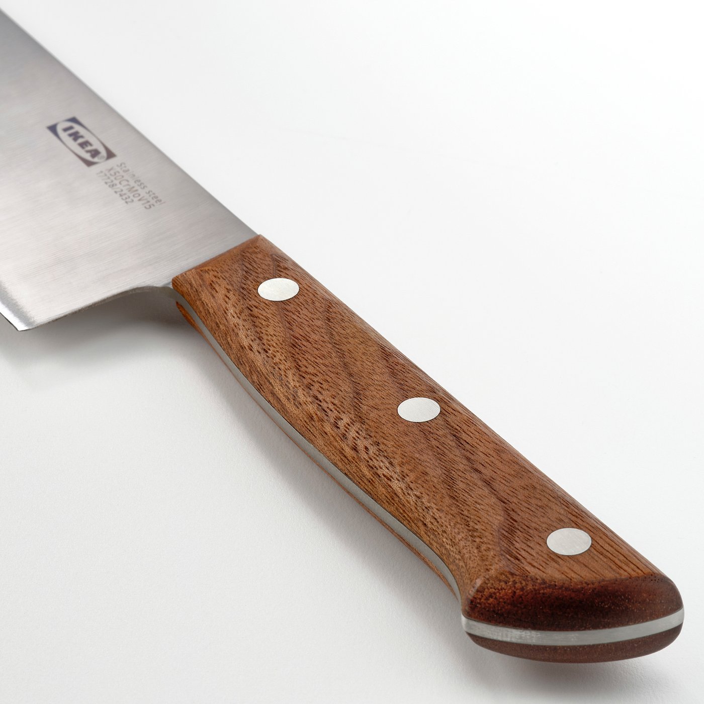 VARDAGEN cook's knife, stainless steel/walnut, 20 cm - IKEA