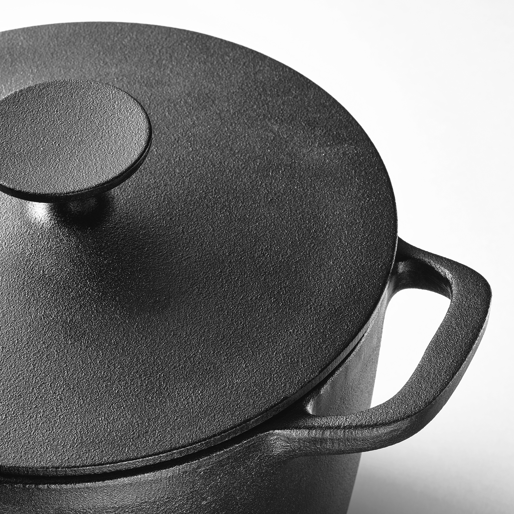 VARDAGEN Pot with lid, cast iron, 5 l IKEA